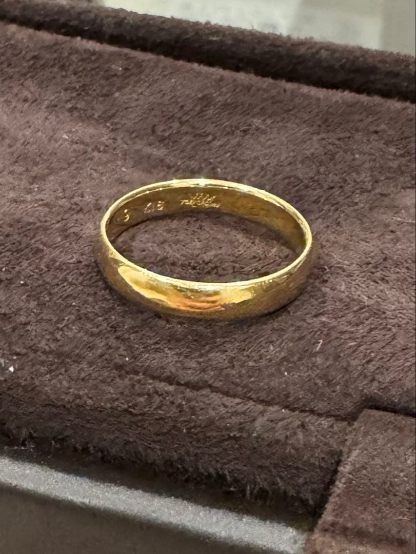 K18 リングユーズド品（中古） 9号