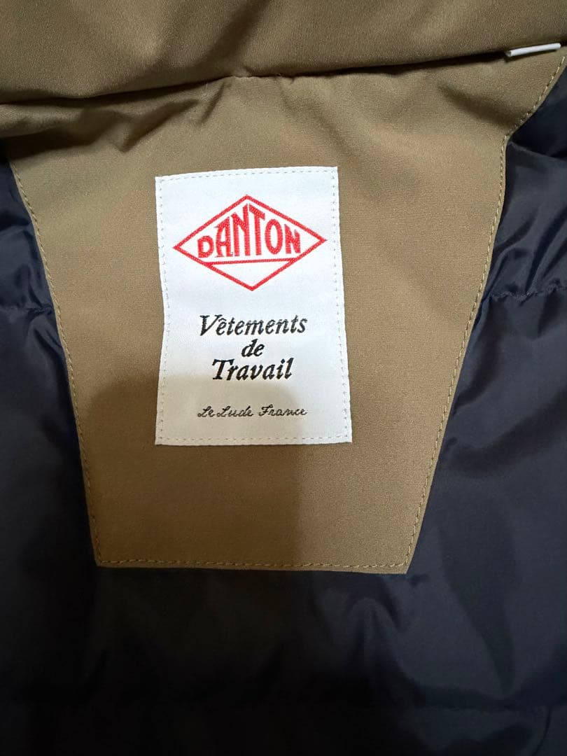 DANTON ベージュ ダウンジャケット