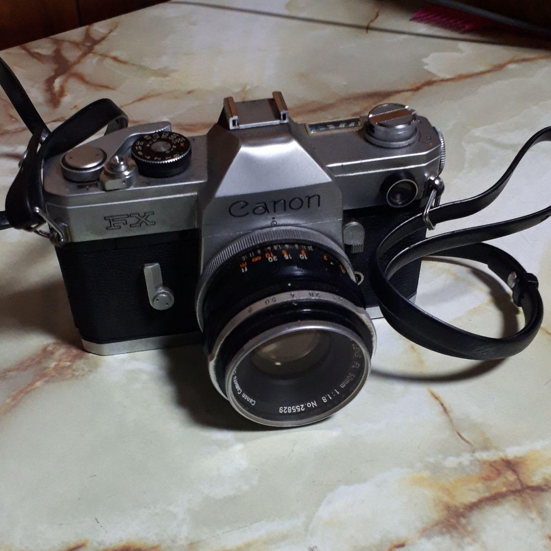 キャノンレトロフィルムカメラ一眼レフアンティーク