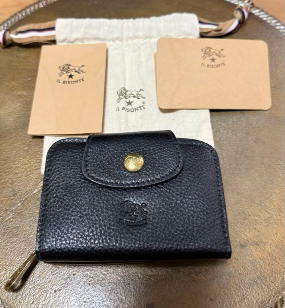 ⭐︎新品未使用⭐︎イルビゾンテ　レザー ブラック キーケース 4連