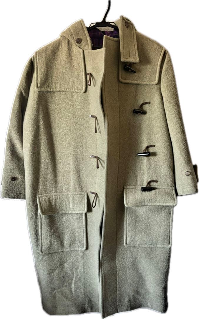 イタリア製 BALENCIAGA ダッフルコート カシミヤ85%シルク14%
