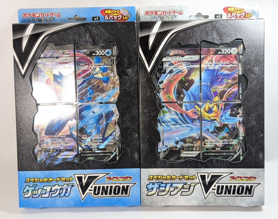 ポケモンカード スペシャルカードセット ゲッコウガ ザシアン V-UNION