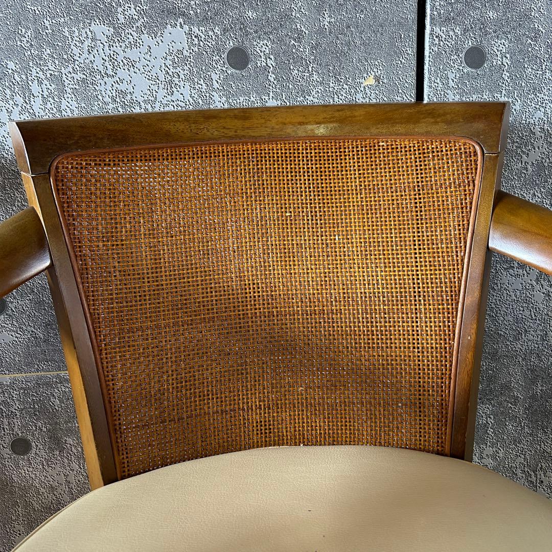 ꧁マルニ木工 maruni꧂地中海シリーズ キャスター付ダイニングチェア2脚