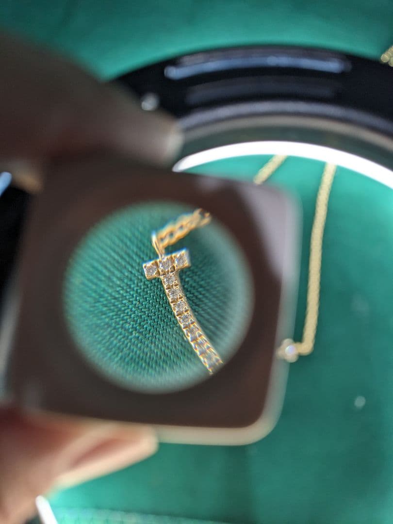 TIFFANY&Co.ティファニーTスマイルダイヤモンドスモールネックレス