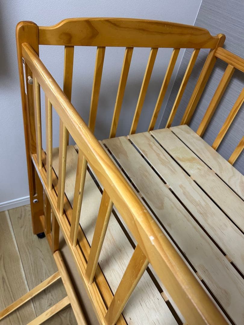 美品✨大和屋　ベビーベッド　フロール　120✕70cm