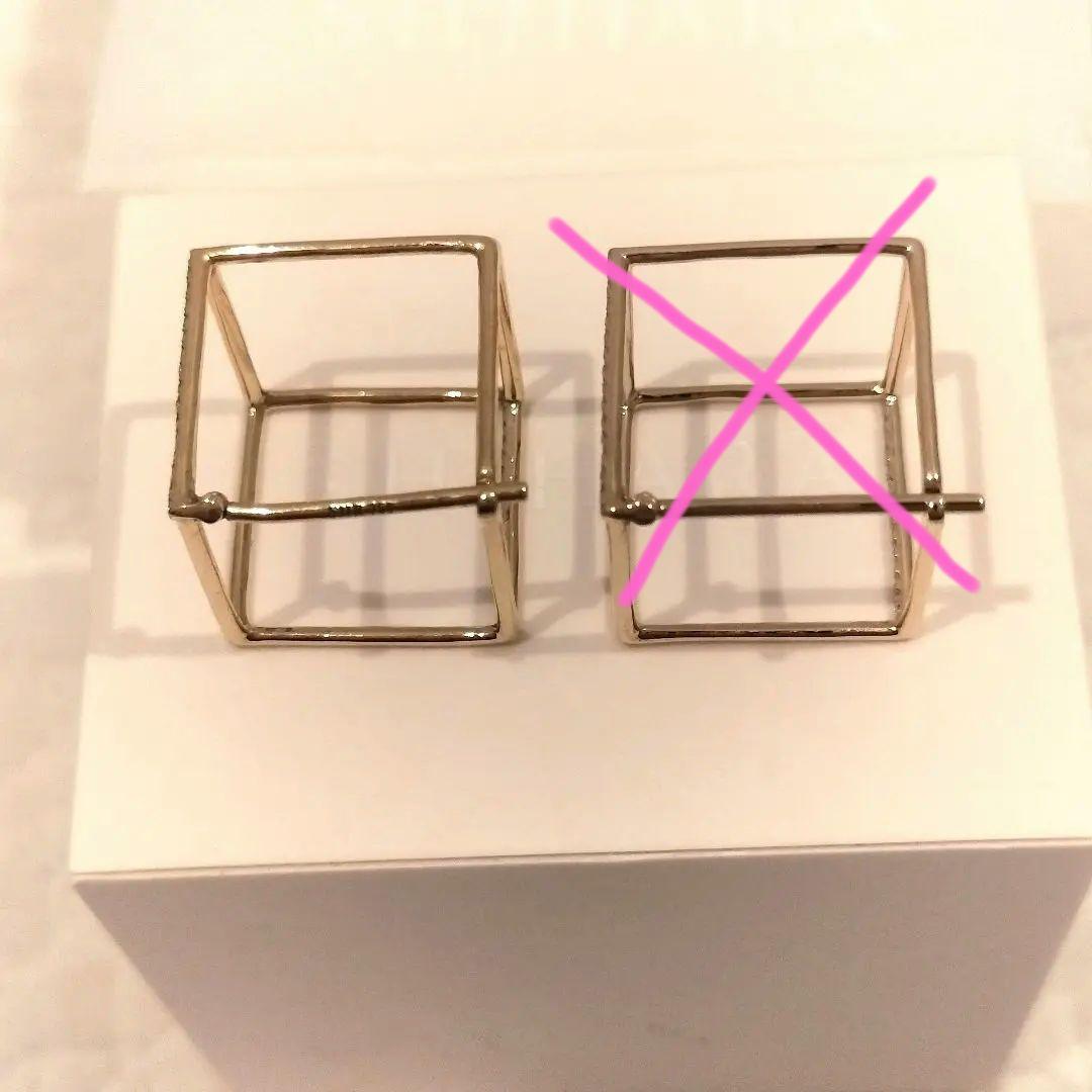 アクセサリー Shihara Diamond Square Pierce 15