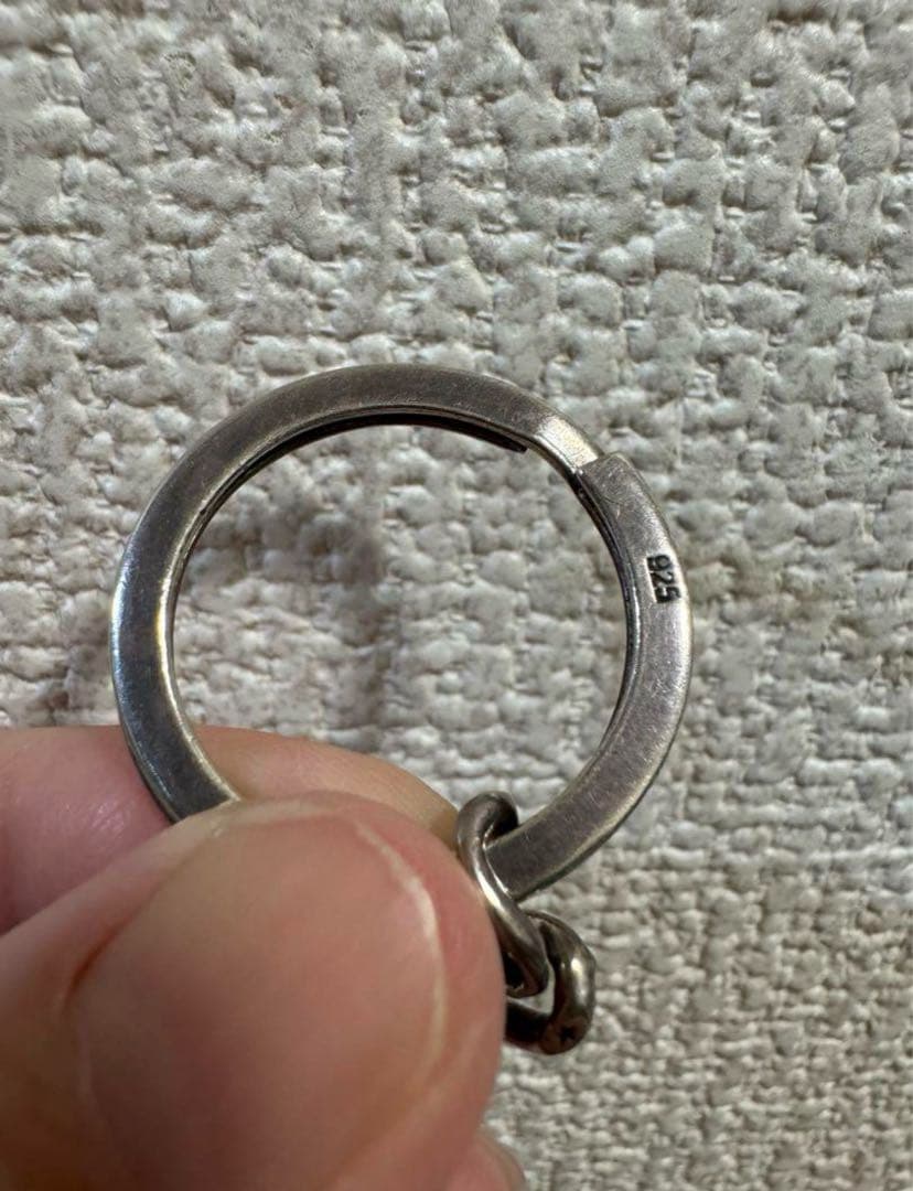 CALEE ウォレットチェーン　シルバー927