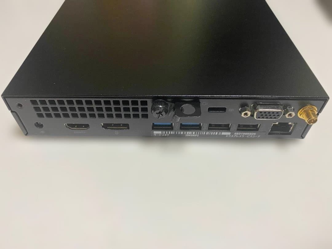 ミニPC OptiPlex 3050Micro i5-7500T 8GBNVMe