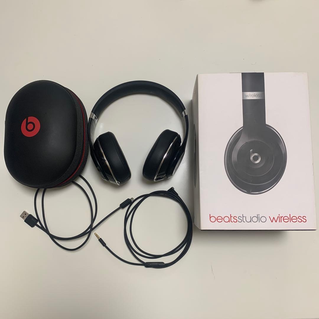 beats studio2 wireless ヘッドホンblack