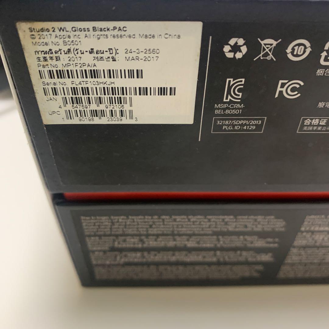 beats studio2 wireless ヘッドホンblack