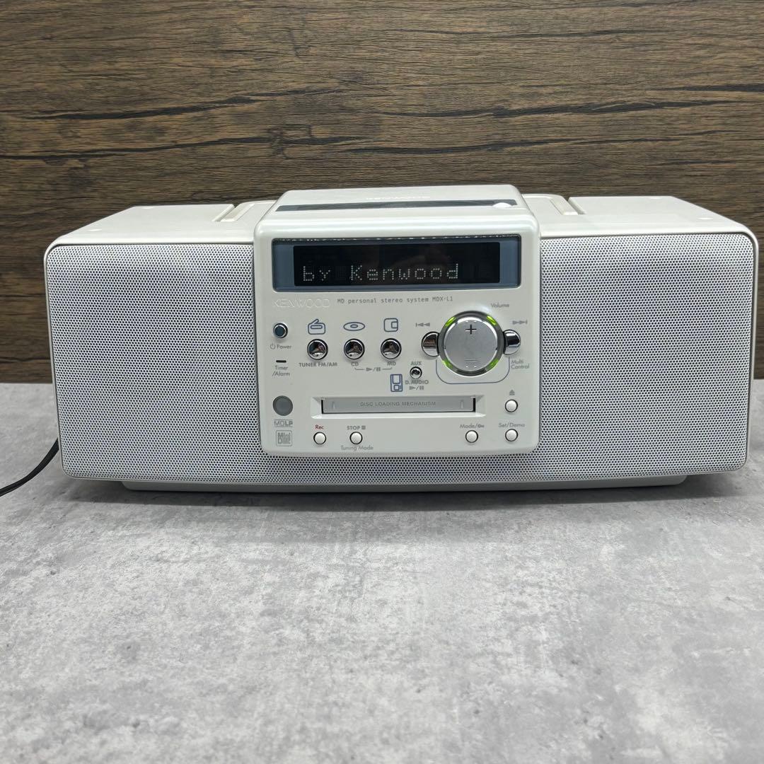 【動作品】KENWOOD パーソナルステレオMDシステム MDX-L1
