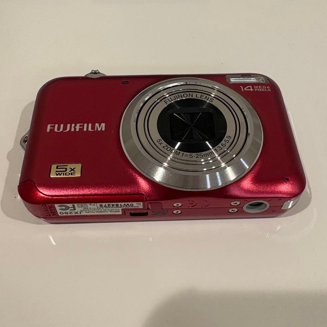 FUJIFILM FINEPIX JX280 デジカメ レッド