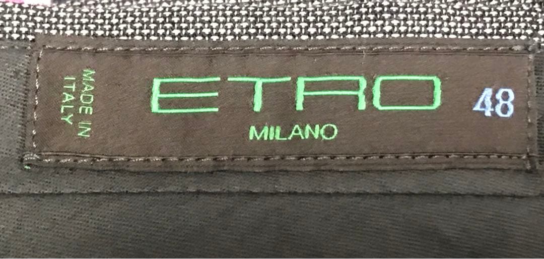 ♡美品♡メンズ エトロ ミラノウール グレー ジャケット&パンツ スーツ