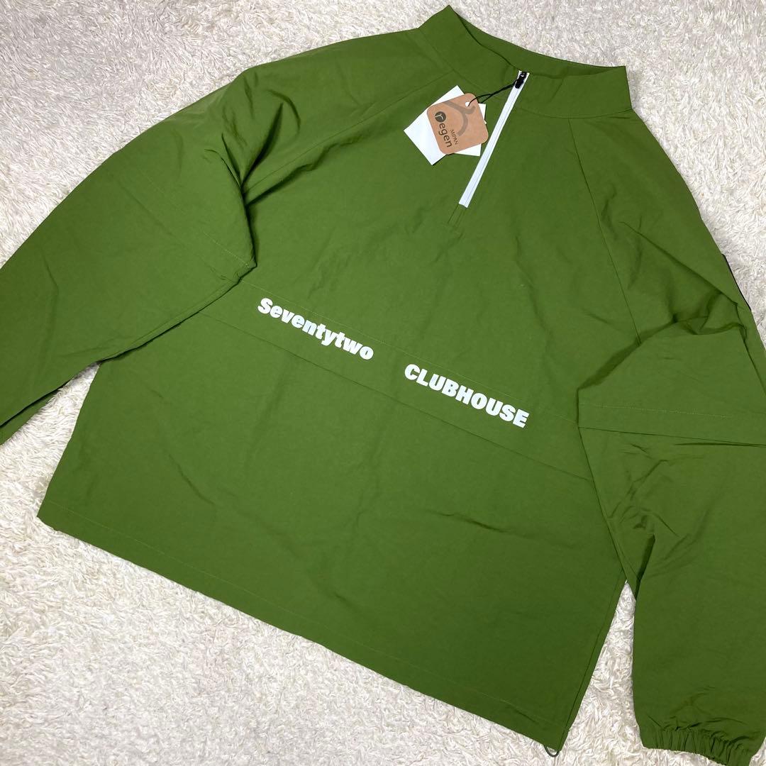 『未使用/タグ付』Regan 2way プルオーバー ゴルフウェア カーキ