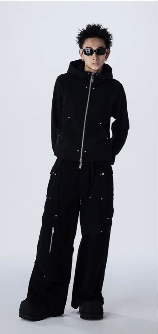 パンツ Jentlouis Layer Denim Pants Black M