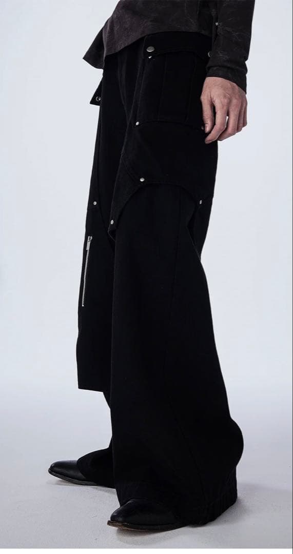 パンツ Jentlouis Layer Denim Pants Black M