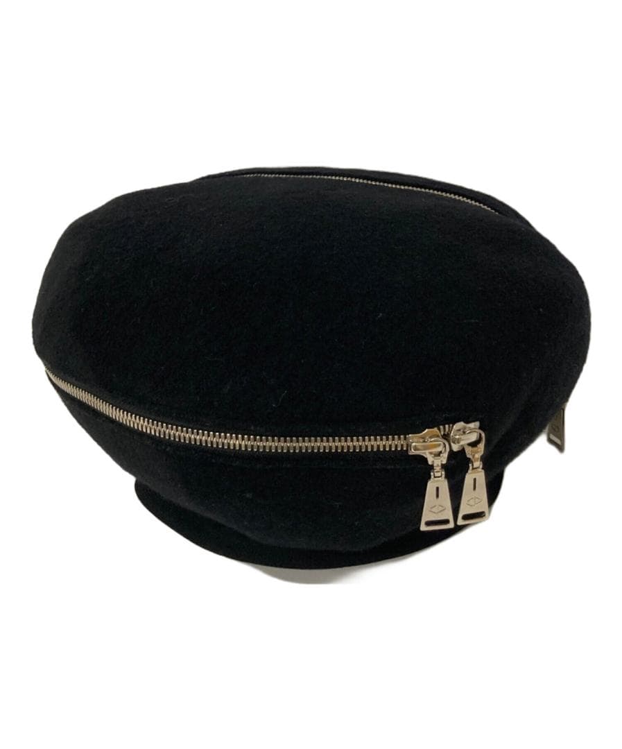 早い者勝ち！ACUOD by CHANU ジップデザインベレー帽