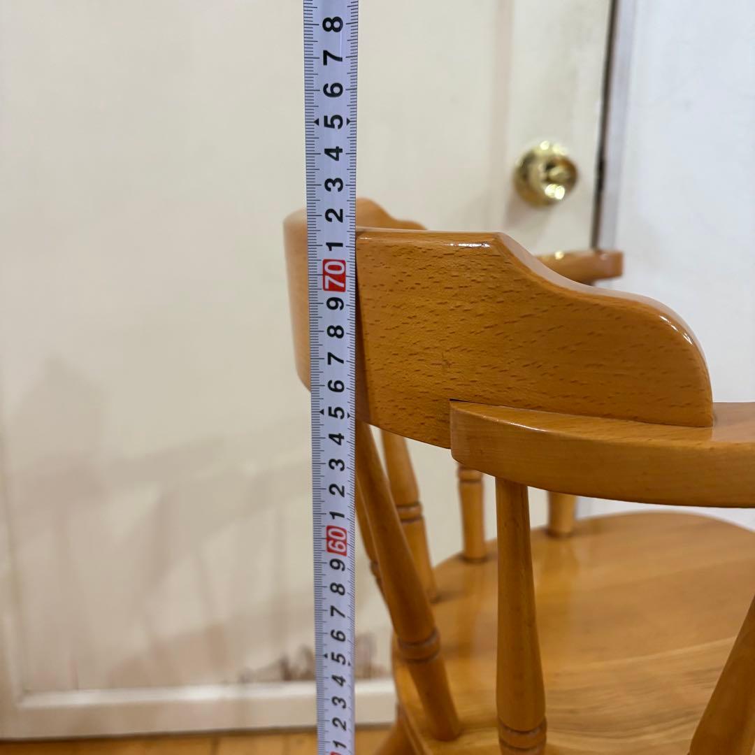 ☆ビンテージ☆ キツツキ　キッズ　ベビー　チェア　木製　ナチュラルカラー