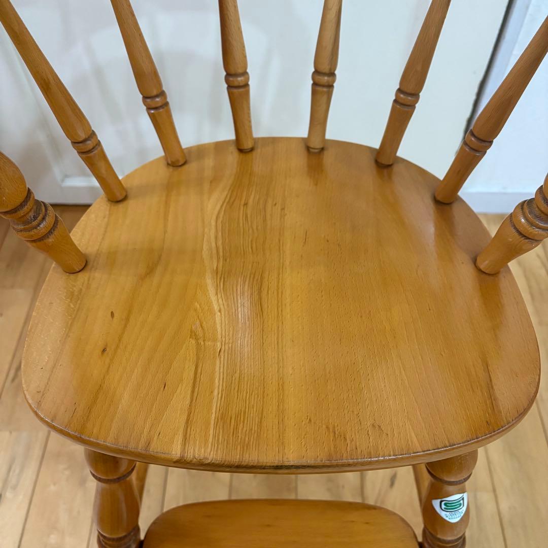 ☆ビンテージ☆ キツツキ　キッズ　ベビー　チェア　木製　ナチュラルカラー