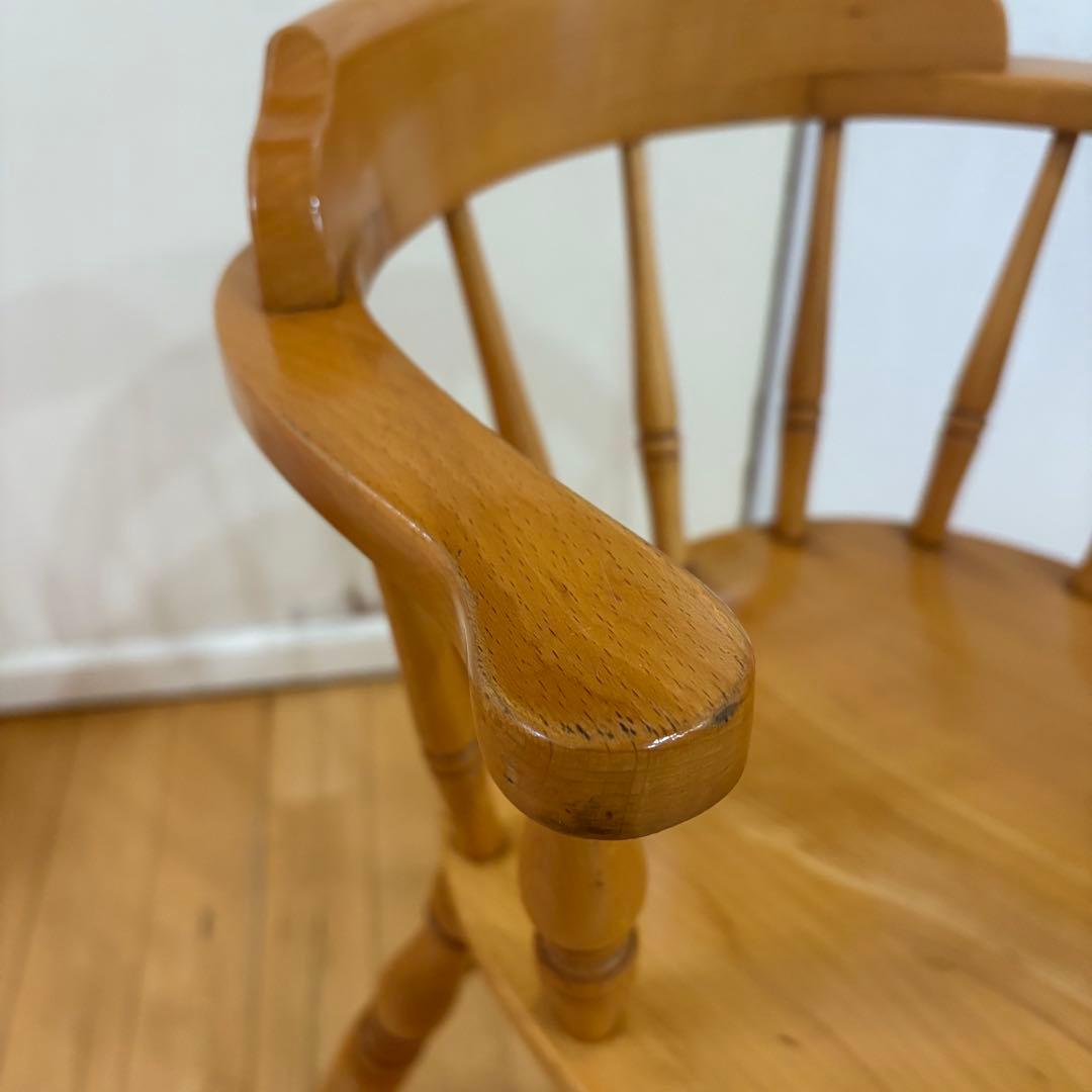 ☆ビンテージ☆ キツツキ　キッズ　ベビー　チェア　木製　ナチュラルカラー