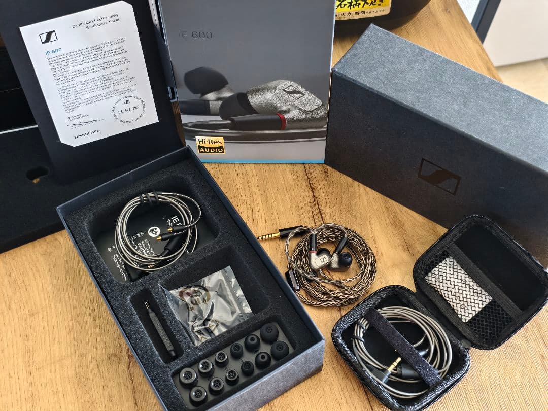 N*M様 Sennheiser IE 600 + openheart ケーブル