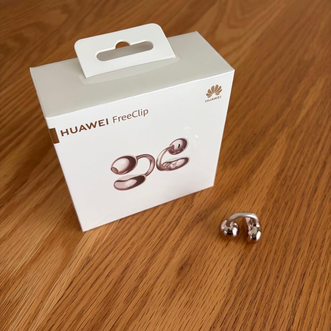 HUAWEI FreeClip ローズ￼ゴールド イヤホン片耳のみ