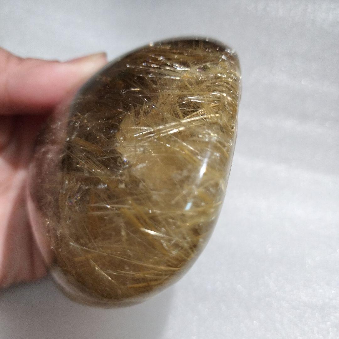 タイタンルチルクォーツ 卵型 最終お値下げ！