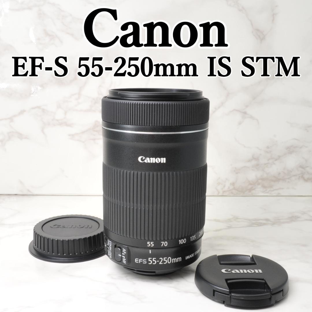 美品❣️Canon EF-S 55-250mm IS STM ⭐️望遠レンズ