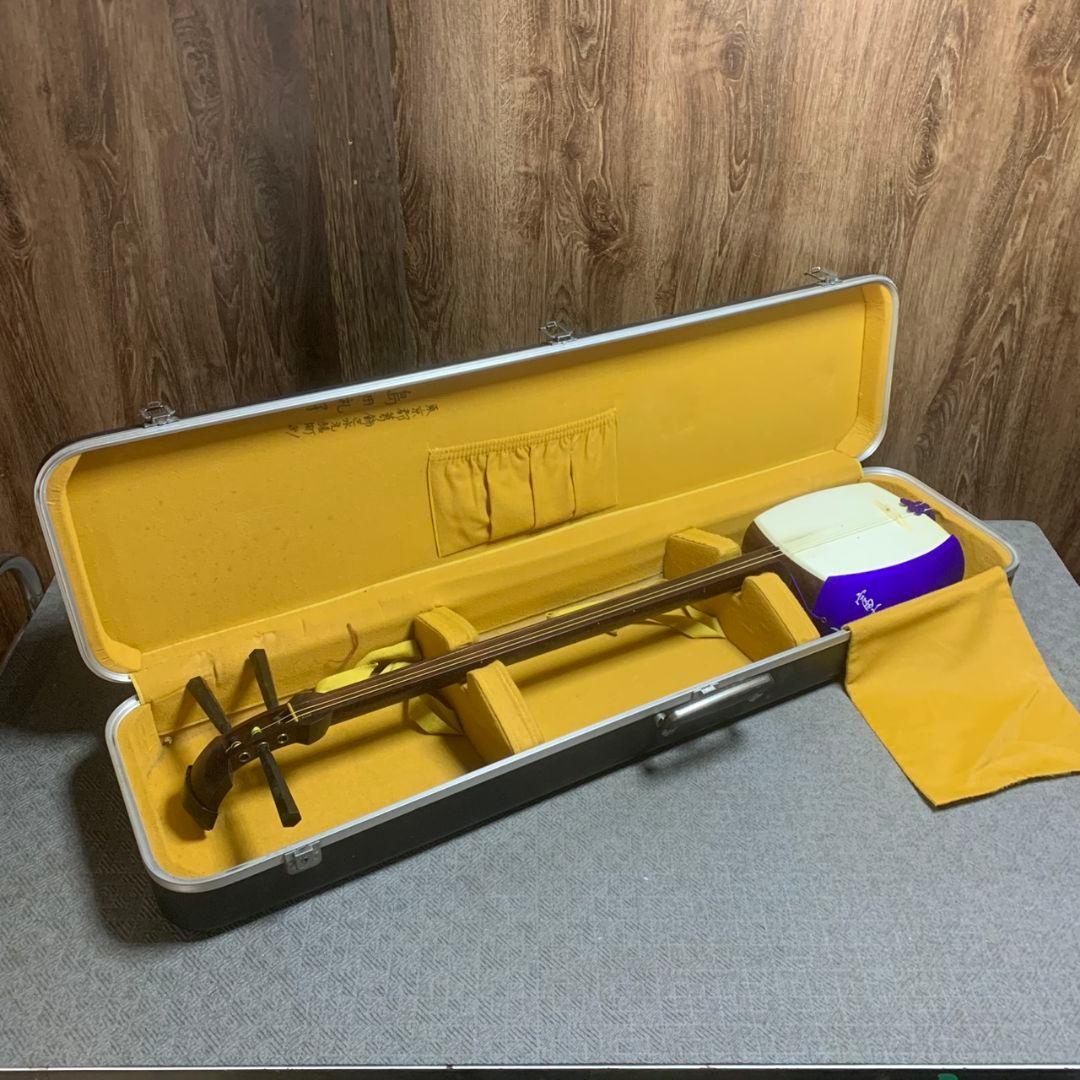 K933 三味線 和楽器 弦楽器 ハードケース付き