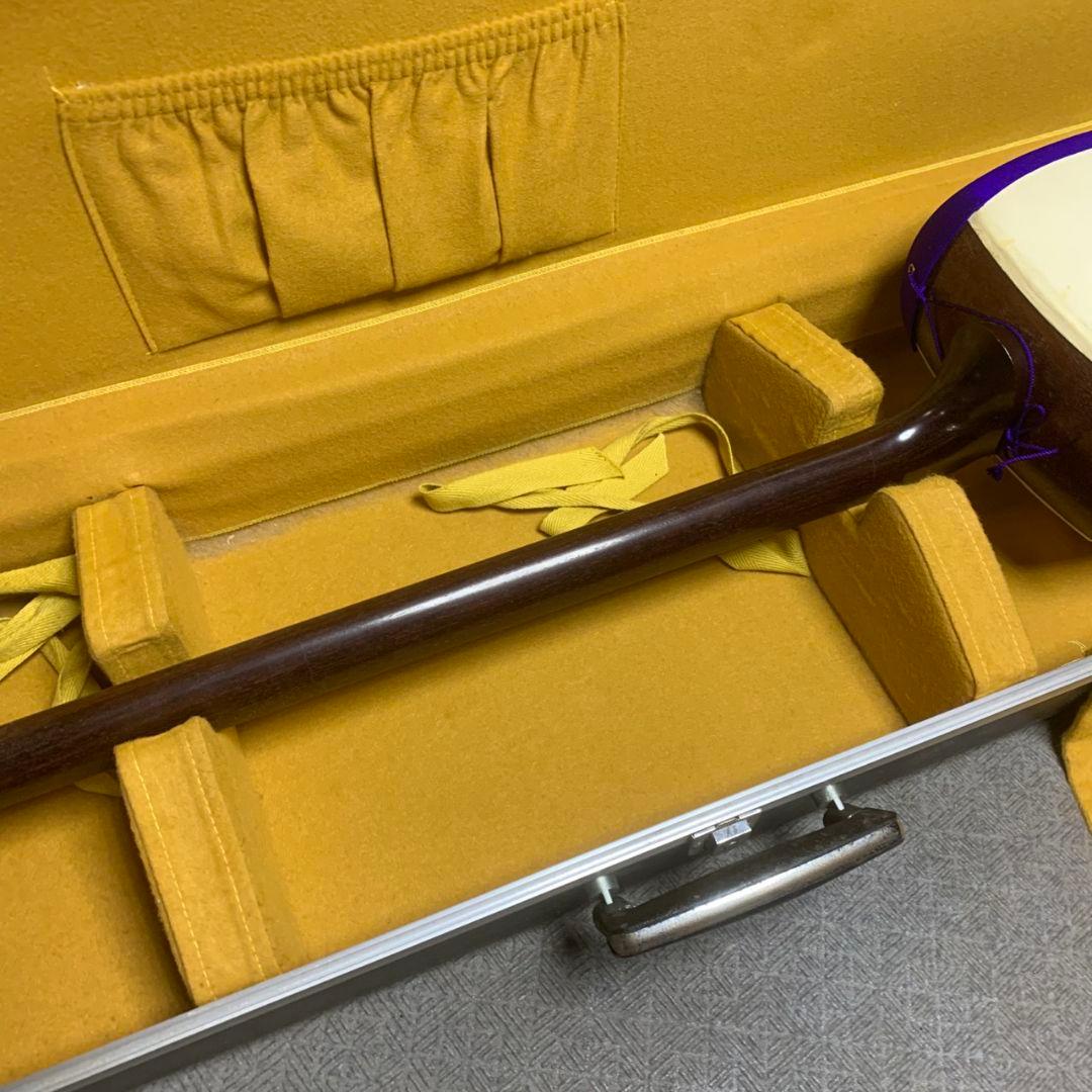 K933 三味線 和楽器 弦楽器 ハードケース付き