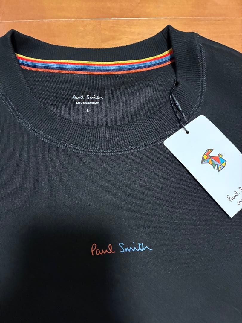 Paul Smith ブラック スウェット Lサイズ　メンズ　新品　ポールスミス