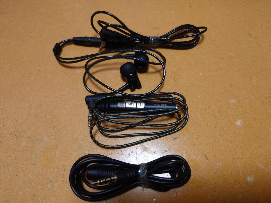 ゼンハイザー IE800 & RCS800付属 ケーブル硬化対策品