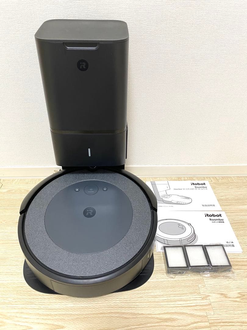 【美品】iRobot ルンバ i3+ ロボット掃除機 クリーンベース付