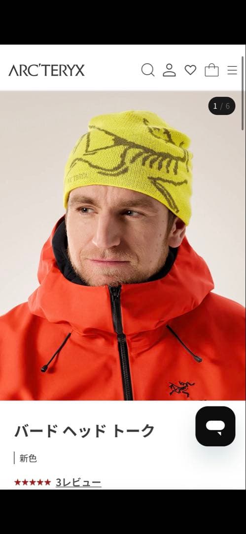 アークテリクス バードヘッドトーク ビーニー【試着のみ・正規品】