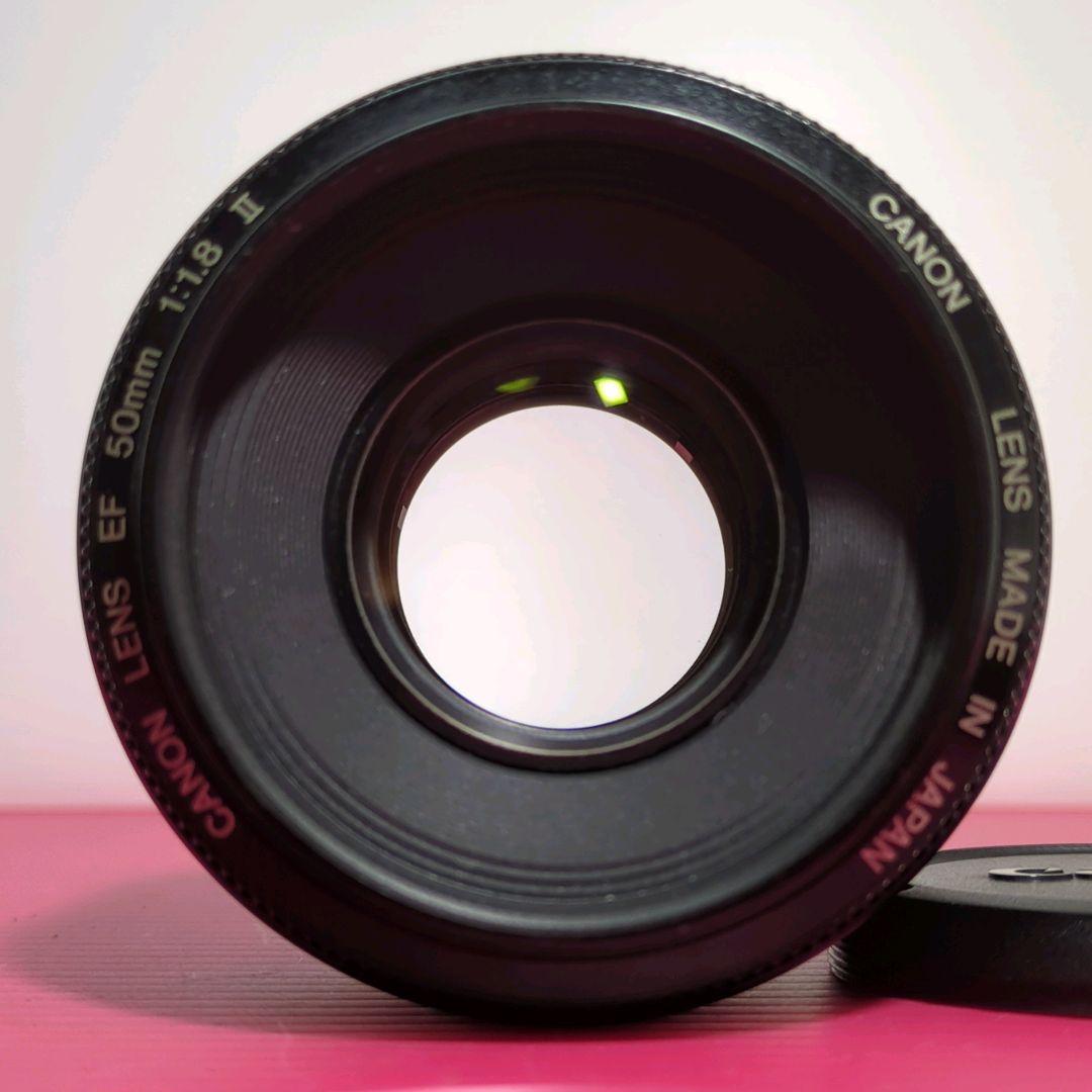 【美品】 Canon EF 50mm F1.8 II キヤノン 単焦点 動確済