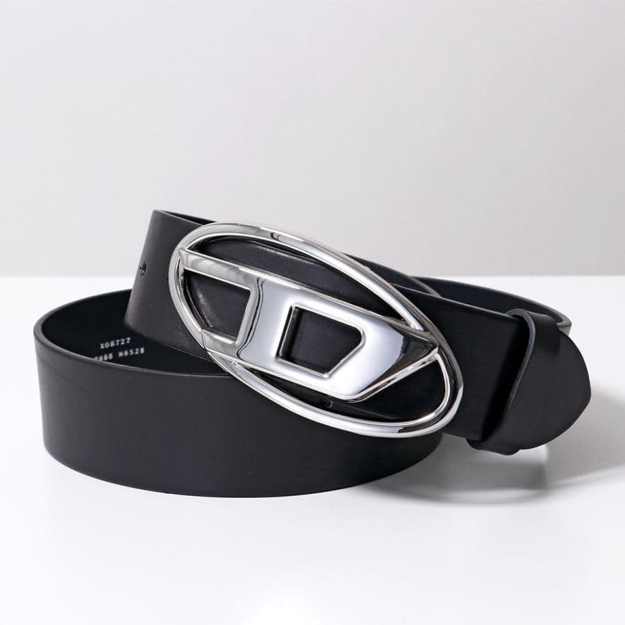 DIESEL ディーゼル ベルト ブラック 80サイズ X08727pr666