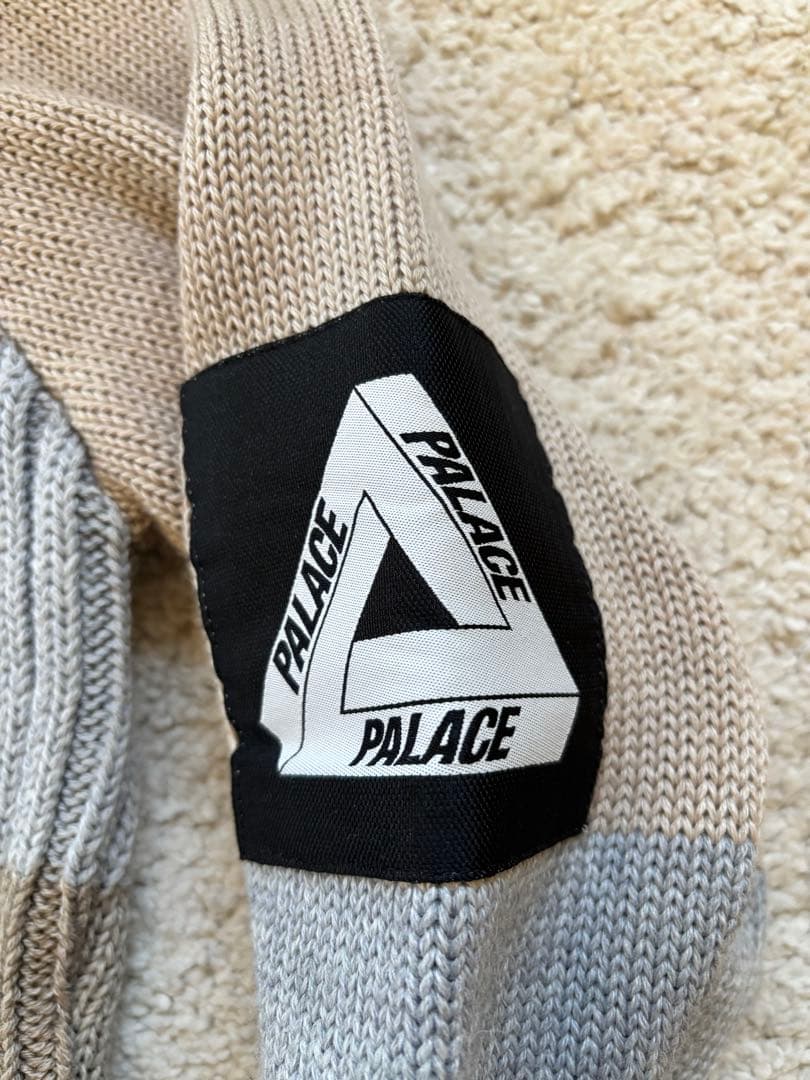 パレススケートボード palace パッチワーク ニット マルチ Sサイズ