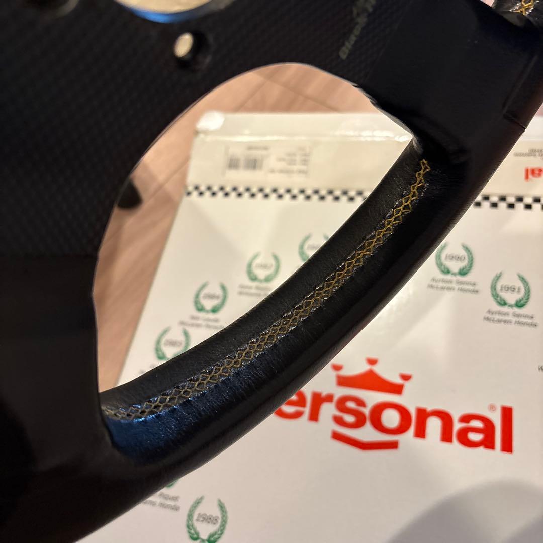 BLACKRacing3スポーク ステアリング