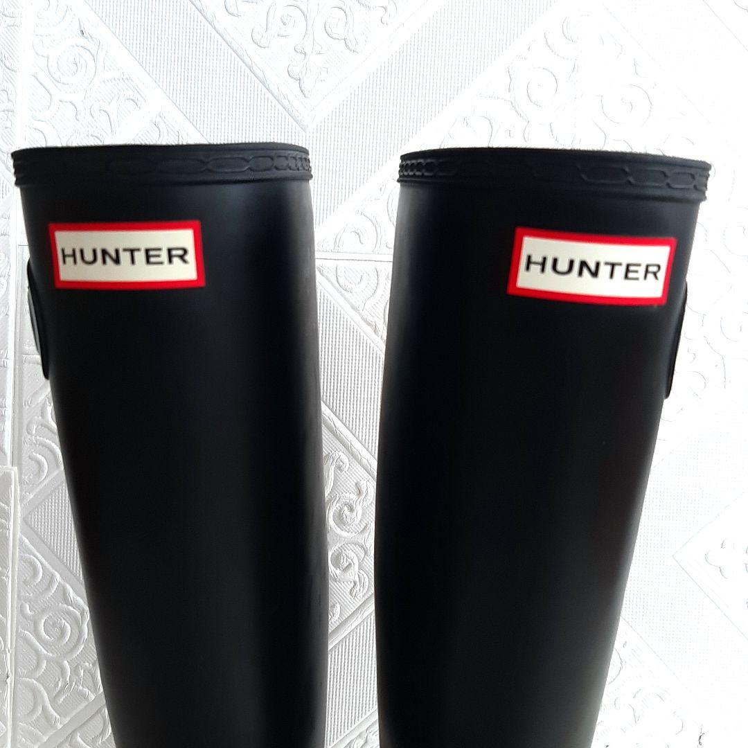 【未使用同様】HUNTER　ハンター　レインブーツ　37　MJ34