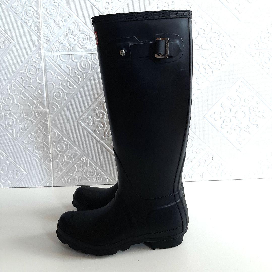 【未使用同様】HUNTER　ハンター　レインブーツ　37　MJ34