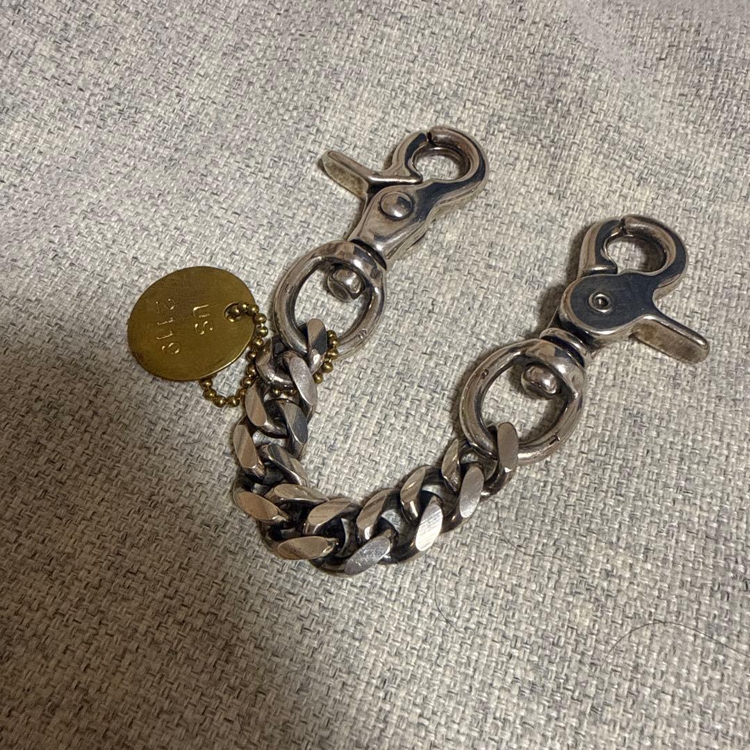 US 三軒茶屋　ダブルクリップ　キーチェーン