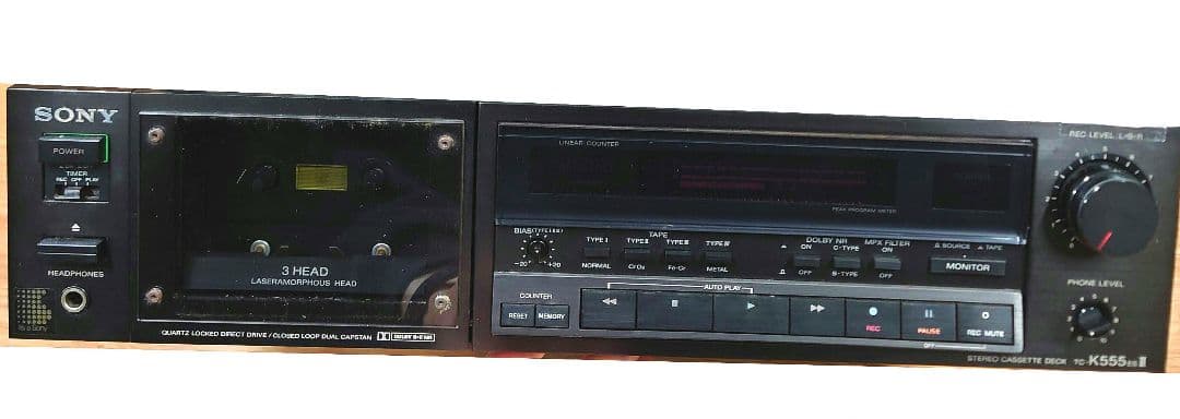 ■SONY　TC-K555ES IIカセットデッキ