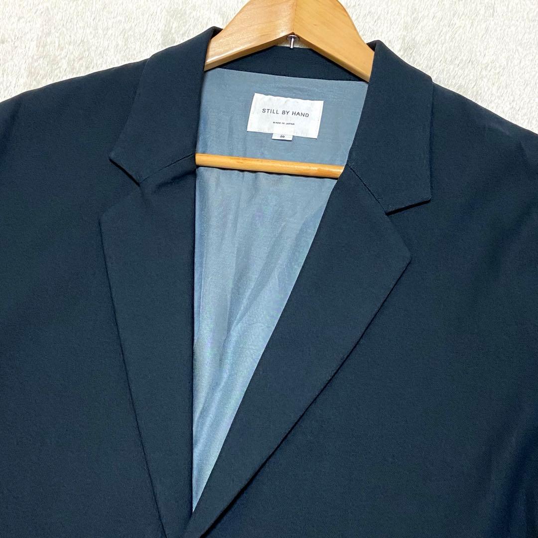 STILL BY HAND テーラードジャケット シングル2B ストレッチ 50