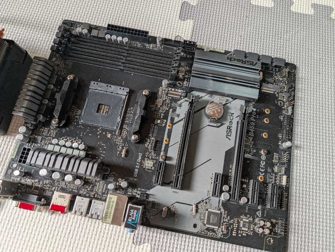 Ryzen 7 2700X + ASRock B450 マザーボード セット