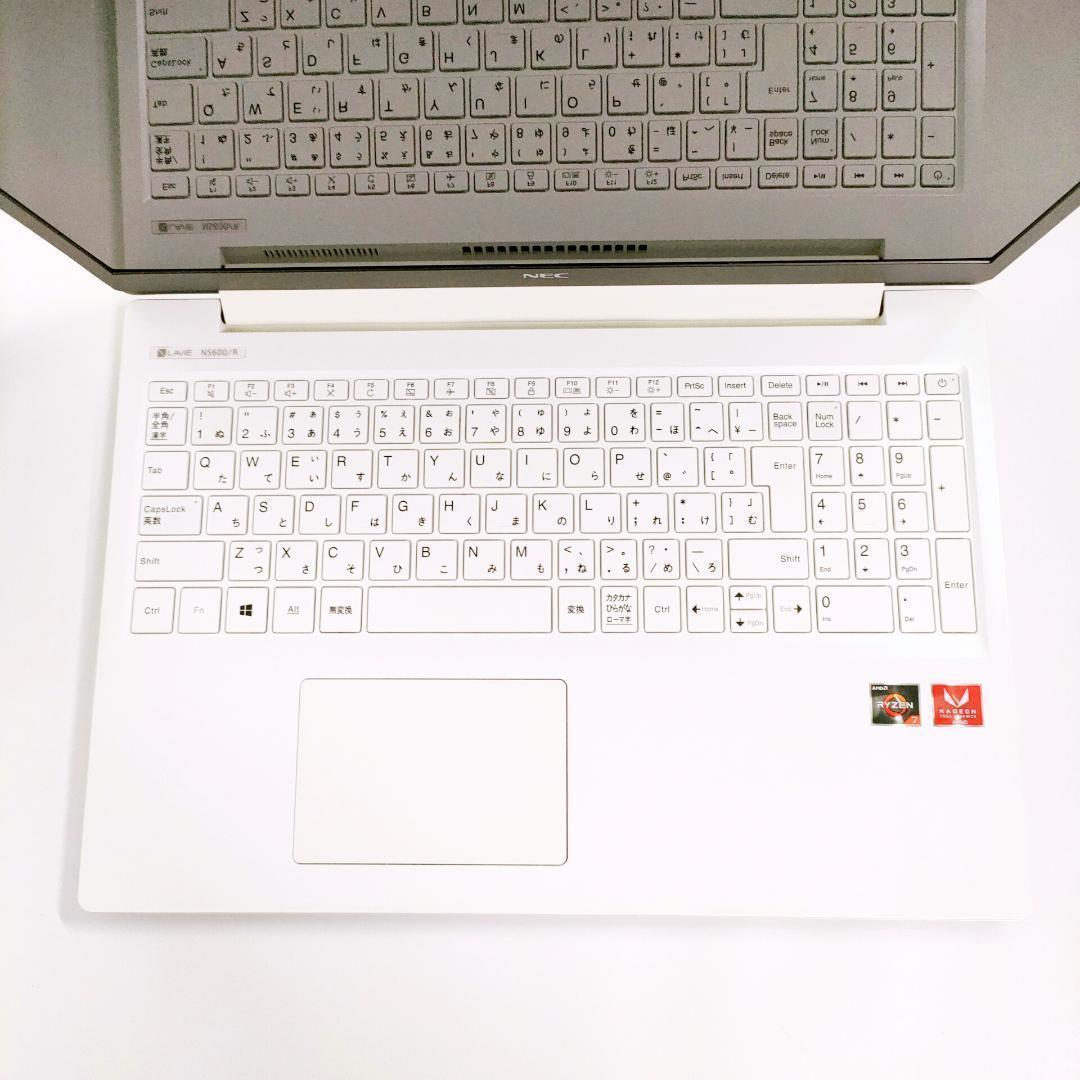 Ryzen7✨️NEC/windows11/SSD/カメラ付き白ノートパソコン