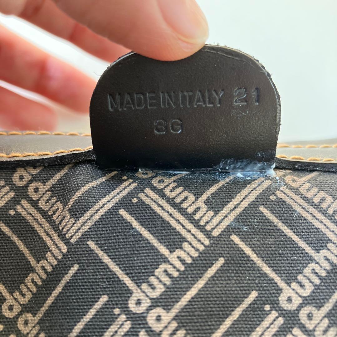 Dunhill　ダンヒル　ボストンバッグ　レザー　ブラック　4441