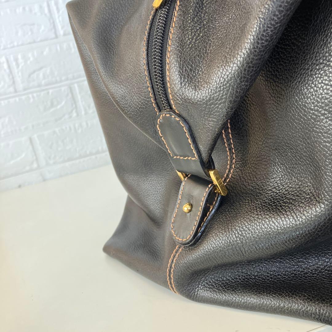 Dunhill　ダンヒル　ボストンバッグ　レザー　ブラック　4441