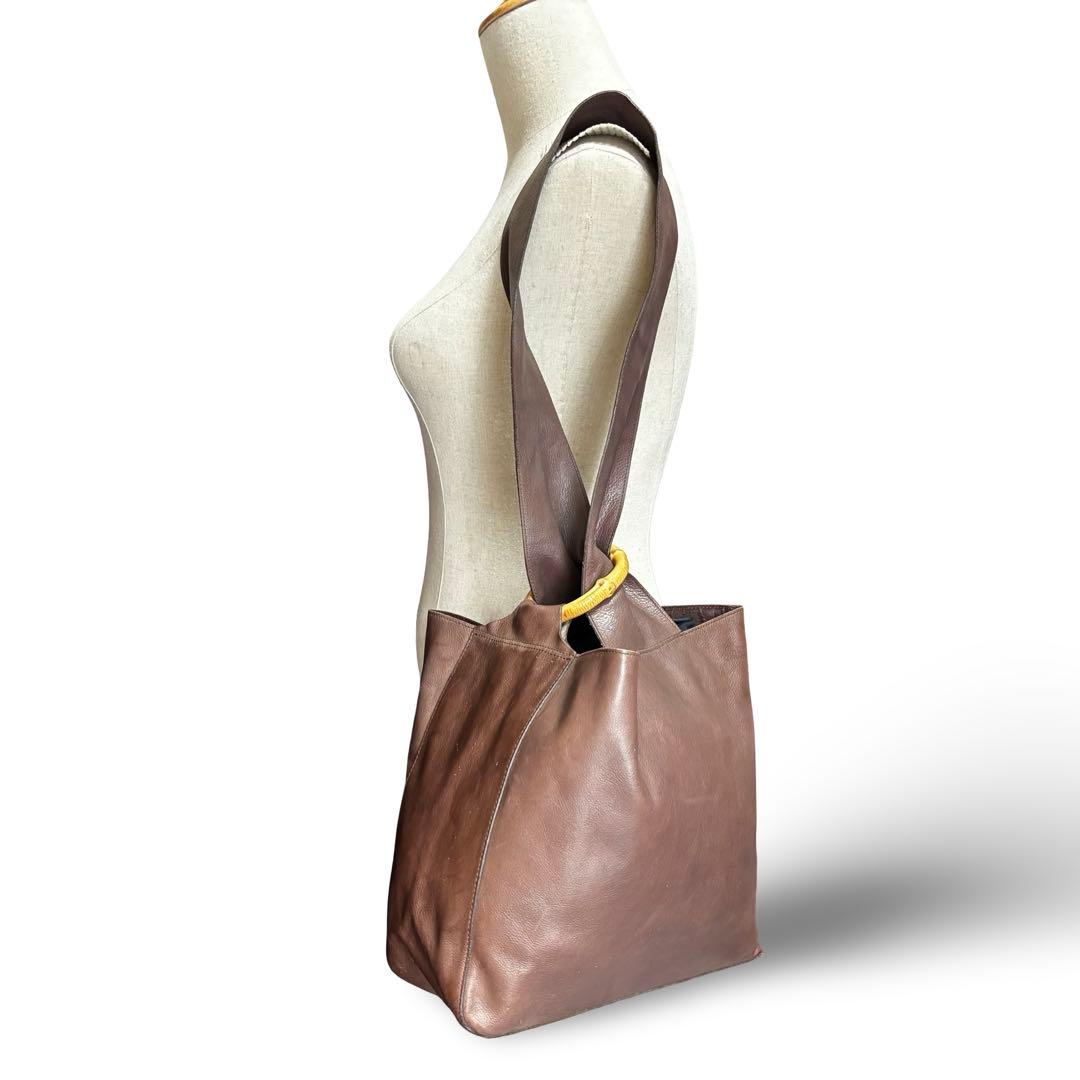 【ヴィンテージ】ヨーガンレール　ショルダーバッグ　オールレザー　ブラウン　肩掛け