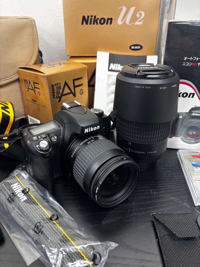 Nikon U2 一眼レフカメラ 70-300mmレンズ付き 元箱付き
