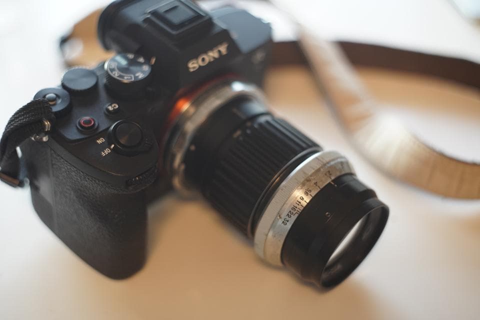 KMZ PO-2-2M 75mm f2 ライカM改 シネレンズ スピードパンクロ